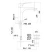 ARMATURA ZA UMIVALNIK LIME LM075CR,S SIFONOM